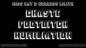 Foot Bitch in Chastity