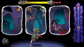 Blonde Princess Iris Fights Genies & Monsters for Hot Hentai Action