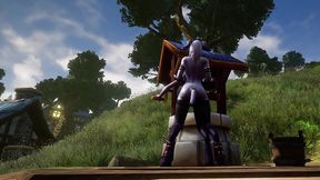 draenei futa fucks draenei girl on the wishing well - warcraft porn parody