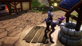 draenei futa fucks draenei girl on the wishing well - warcraft porn parody