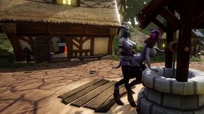 draenei futa fucks draenei girl on the wishing well - warcraft porn parody