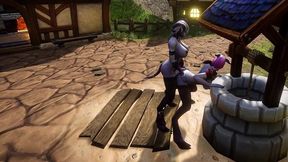 draenei futa fucks draenei girl on the wishing well - warcraft porn parody
