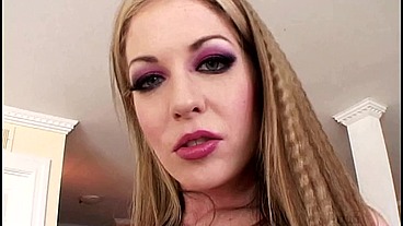 Haley Scott Gangbang Facial from Big Black Cocks