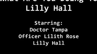 TSA Agent Lilith Rose Strip Searches Lilly Hall before taking her for