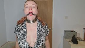 Steel Collars and Kinky Surprises Self Bondage