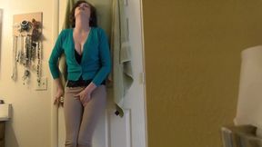 Get out of the Bathroom, (step)Son! - Mrs Mischief ageplay milf PEE pov