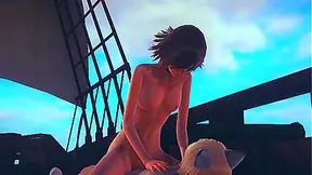Hentai Uncensored - Sexy girl fucking in a boat - Japanese Asian Manga Anime Film Game