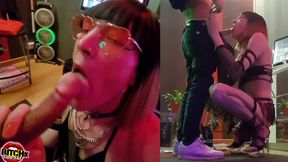 Une Esclave Sexuelle, Soumise devant une Belle Bite en FACeFuckiNg pour la St❤️‍🔥ValenTin 2k60