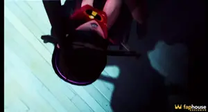 Teenie gets four enormous monster cocks in her snatch