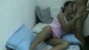 Amateur Indian couple was spooning and having great time while fucking