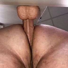 Office anal dildo