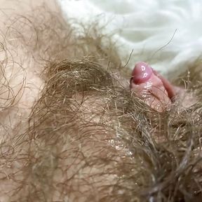 Huge erected clitoris fucking vagina deep inside big orgasm