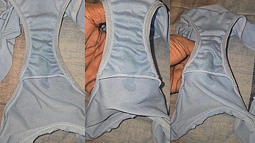 Sniff & Suck Wife Pee Stain Panty