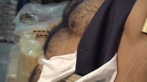 MAP Who isthe boss? Worker and bound suited boss have some fun.