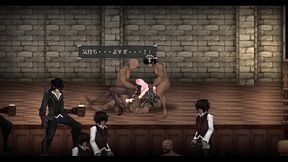 [Gallery] Bunny girl suit gangbang on stage Hentai Game