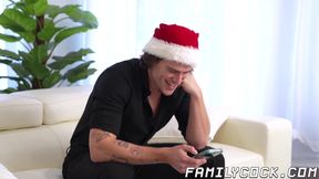 Mature Brody Kayman sucks stepson Kyle Michaels before raw breeding