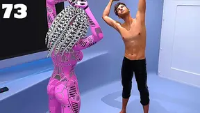Sexy Yoga Session With Busty AI Robot In Stranded Space Adventure