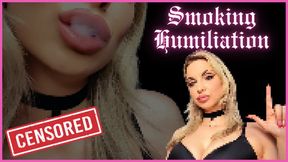 Humiliation Smoking (Beta Safe Censored Loser Porn) 720WMV