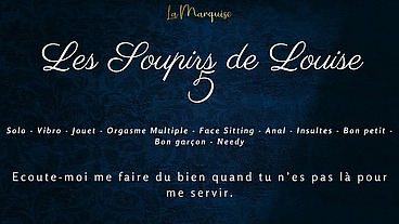 Les Soupirs de Louise 5 - French female anal solo dirty talking
