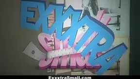 ExxxtraSmall - Petite teen 18+ Teases Spanish Pool Boy