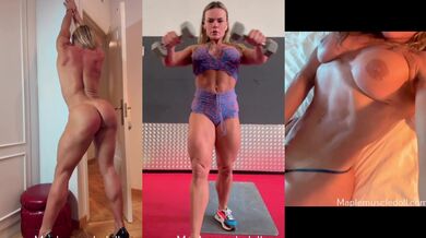 This muscular mommy got it all