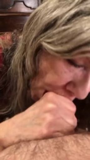 Milf Gilf Deepthroat POV Romantic Sensual Blowjob!🔥Swallows Cum!