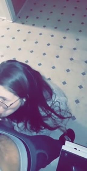 Watch her mouth water on my cock!