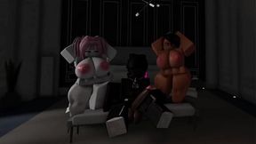 Two sluts pleasing their client