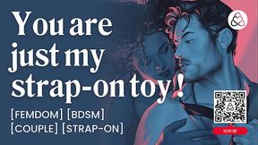 ASMR Audio Porn: Femdom Wife Pegs Her Male Sub Husband – Strap-on Play & Anal Sex – Erotic Audio Story