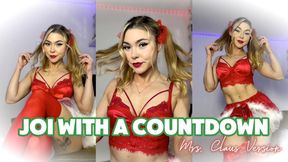 Mrs. Claus JOI with a countdown