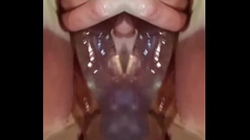 MIRRanuz 29 20240918 BARBIE head fuck myAnus DP 2 dildos Glass Knotted Plug DP