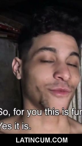 Amateur Straight Latino Boy Gay For Pay With Stranger POV   Clip 1