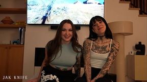 STEPSIS and her BFF fight over my cock - Awlivv and Bella Blu
