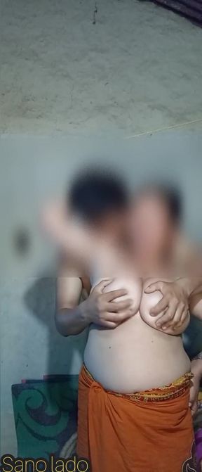 Playing with My Step Stepsister's Big Boops and Nipple Clear Nepali Audio Part 1