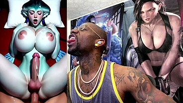 Tight Transgender Cock Princess Ruto Getting Ass Fucked While Cumming On Herself, AI Generated