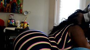 Thick black ass sucking dick