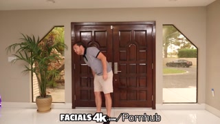 FACIALS4K Multiple Cum Explosion Facials All Over Friendly Neighbor