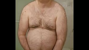 Nude Martin Lavall&eacute_e masturbates, ejaculates and eats all his sperms