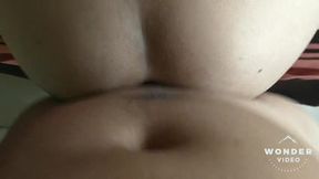 my boyfriend puts me doggy and lets me go all the cock inside me.