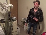 Motorcycle Orgy Gang Initiates Maolo When He Jerks for Them!