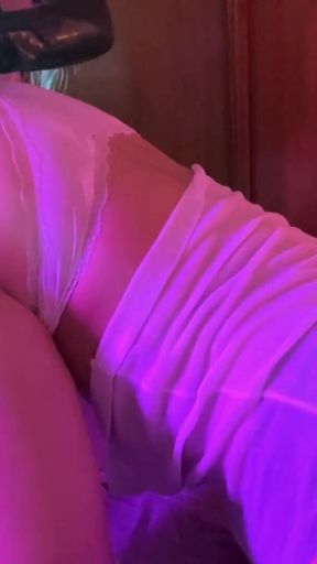 Epic moment from &quot;Golden Shower wets my SISSY gurlfriend before FISTING cumshot&quot;
