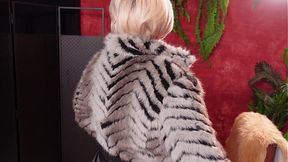 Hot FUR coat collection - part 3  Fetish MILF Arya Grander