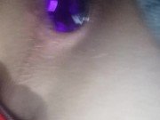 Spinning and shoving my butt plug in and out-of my femboy ass
