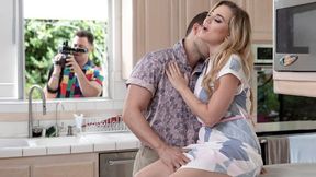 Cheating Mom Gets Fucked by Neighbor, Son Spies and Takes Raunchy Pics