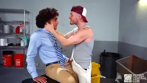 Hairy Gay Stud Enjoys Gloved Oil–Filled Anal Bliss