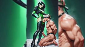 Shego Femboy, Hot Dick Getting Blowjob