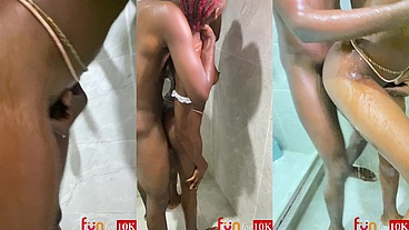 Caught in the bathroom
