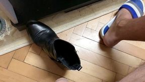 Cum in roommate's shoes