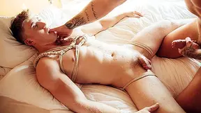 Tied Tight: Steamy Rope Bondage Deep Anal Pleasure – Josh Moore Wess Russell