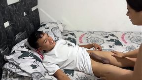 I think my stepson's gay but he's not and he fucks me hard, making me cum
